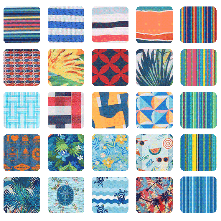 Beach Chairs public OEM fabric-option examples